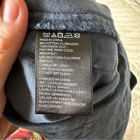 BDG Urban Outfitters Navy Button Up Skirt - Picture 3 of 7